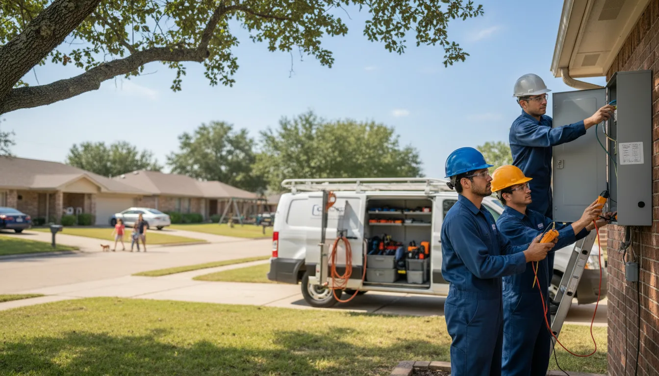 Certified electrician providing emergency electrical services in Partlow, VA
